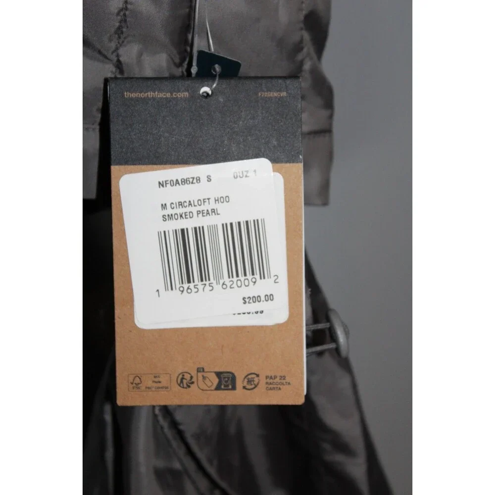 The North Face Men's Circaloft Packable Hooded Jacket Smoked Gray NWT SZ S‎ $200